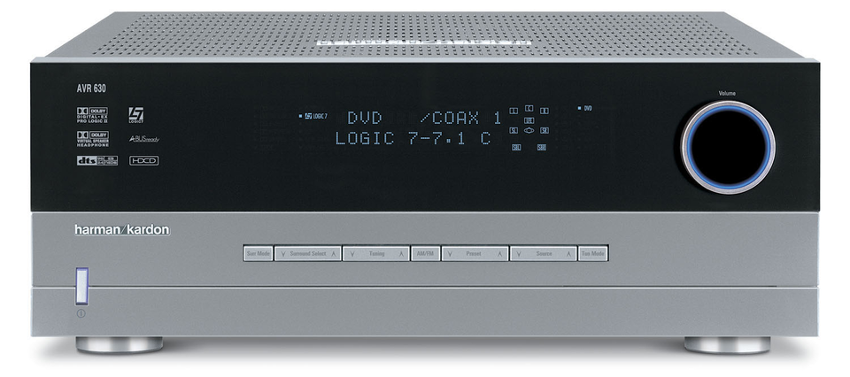 AVR 630 - Black - Audio/Video Receiver With Dolby Digital & DTS (90 watts x 2 | 75 watts x 7) - Hero